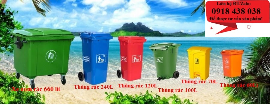 Thùng rác nhựa, thùng rác công cộng giá rẻ
